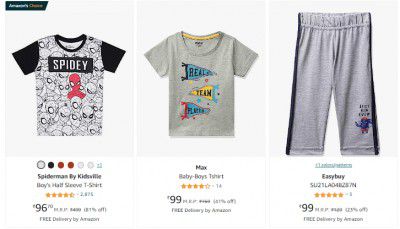 Spiderman By Kidsville Kid's Clothing ₹99