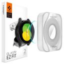 Spigen EZ Fit Tempered Glass Screen Protector Guard for Galaxy Watch 5/4 44mm - 2 Pack...