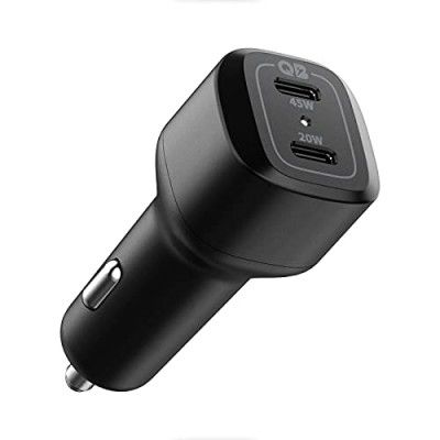 Spigen Total 65w(45w+20w) Fast Charging Car Charger Adapter