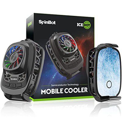 SpinBot IceDot Mobile Cooler with Semiconductor Technology | Gaming Phone Cooler for Instant