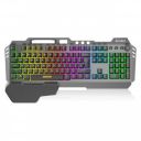 SpinBot Rage K20 LED Backlit|Metal Body|19 Anti-Ghosting Keys |Wired USB Gaming Keyboard (Black)...