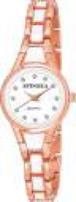SPINOZA White shining mina studded rose gold bracelet bangle watch for womens Analog Watch - For Women BBD_SPL_NEW85 294yer1