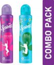 Spinz Enchante & Blue Bounce Perfumed Deo for Women, Combo Pack, (200ml x 2) Deodorant Spray - For Women (400 ml, Pack of 2)...