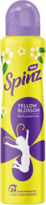 Spinz Yellow Blossom Women Perfumed Deo, 24 Hours Long Lasting Freshness Deodorant Spray - For Women  (200 ml)