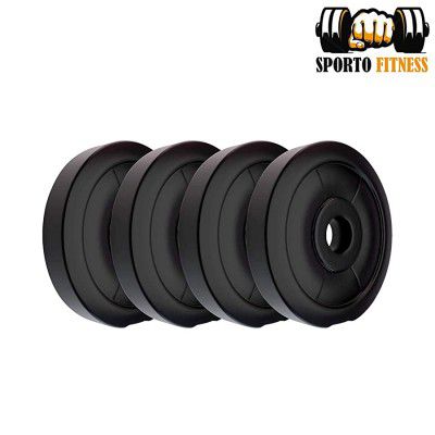 SPORTO FITNESS (4 Kg - 26 Kg) Home Gym Dumbbells Kit