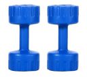 SPORTO FITNESS PVC Dumbbell 4 Kg (2Kg X 2), Blue (Blue DUMBBELL2X2)...