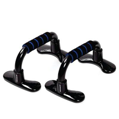 SPORTO FITNESS S-45 Push Up Bars Strength Training - Workout Stands With Ergonomic Push-up Bracket Board with Non-Slip Sturdy Structure Portable for Home Fitness Training, Push Up Stands Handle for Fl