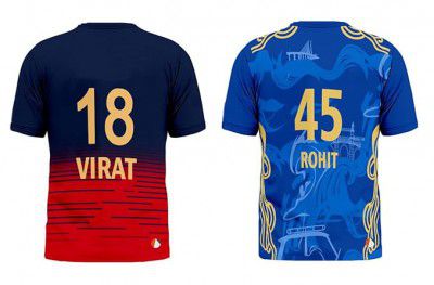 Sports India IPL Cricket Team T Shirt Jersey Combo for (Kid's, Boy's & Mens) L744