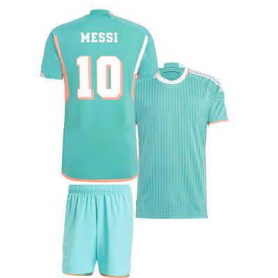 Sports Soccer Argen Messii 10 Football Jersey with Black Shorts 2024(Kid's, Boy's& Men)