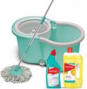 Spotzero by Milton Ace Mop Cleaning Kit Set - (Disinfectant Toilet Cleaner 1pc x 500 ml, Disinfectant Floor Cleaner 1pc x 1 Ltr)...