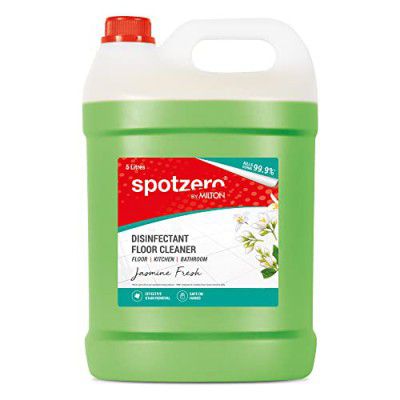 Spotzero by Milton Disinfectant Floor Cleaner, 5 Litres, Jasmine | Surface Cleaner | Stain Removal