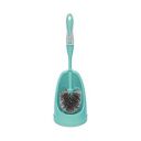 Spotzero By Milton Plastic Slim Toilet Brush with Caddy (Aqua Green)...