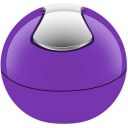 SPREAD SPAIN® Swiss Design Bowl Mini Plastic Dustbin 1 Liter/ 14 cm (Purple)...