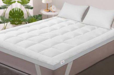 SPRINGTEK 2 Bed Topper 2 inch Double Fiber Mattress  (L x W: 72 inch x 48 inch)