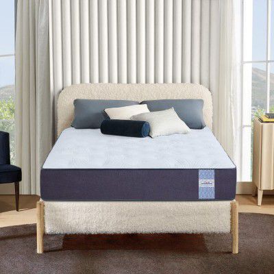 Springtek Hybrid Hard & Soft Dual Comfort Mattress King Size 78x72 6 Inches | Medium Firm Support Mattresses | 78x72 Inch