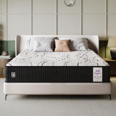 [Extra Rs 1500 OFF] Springwel BioSleep 100% Natural Latex 5 Inch Bed Mattress | 15 Yrs Warranty | Queen Size (78X60X5) Inches