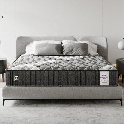 [Extra Rs 1539 OFF] Springwel OrthoAlign Bonded Foam 6 Inch Firm Mattress | 15 Yrs Warranty | Queen Size (75X60X6) Inches