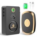 Spromoce Portable Wireless Door Bell for Home, 1000Mah Rechargeable Battery Powered Calling Bell ...