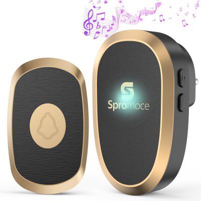 Spromoce Wireless Calling Bell for Home, 1000Ft Long Range Door Bell