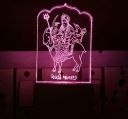 SPRUGAL Multicolor Durga Night Lamp (Screwless)-PID33563...