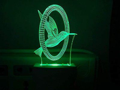 SPRUGAL Multicolor Flyingo Bird Designer Night Lamp