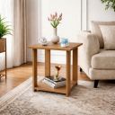 SPYDER CRAFT Exotic Wood Bedside Table...