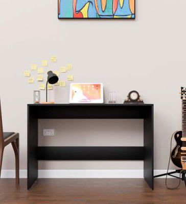 SPYDER CRAFT Liore Engineering Wood Modern Office Desk Study Table - Black Assembley - DIY
