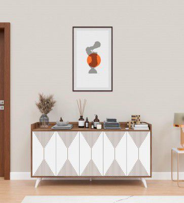 Spyder Craft Marcos Multi Purpose Five Door Buffet Console Cabinet