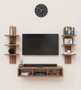 Spyder Craft Tokyo Engineering Wood Wall Mount TV Entertainment Unit Set Top Box Stand...