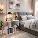 SPYDER CRAFT Zig Zag Engineered Wood Bedside Table for Bedroom...