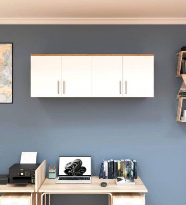 Spyder Home Decore Craft Matte Finish Ea115 Wall Mounted 4 Door Kitchen Cabinet Multi-Purpose Cabinet