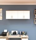 Spyder Home Decore Craft Matte Finish Ea115 Wall Mounted 4 Door Kitchen Cabinet Multi-Purpose Cabinet...