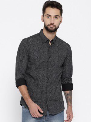 SPYKAR Men Blue Slim Fit Solid Casual Shirt