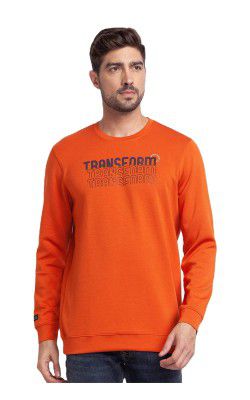 Spykar Men's Cotton Round Neck Sweatshirt (MSS02BBLW193)