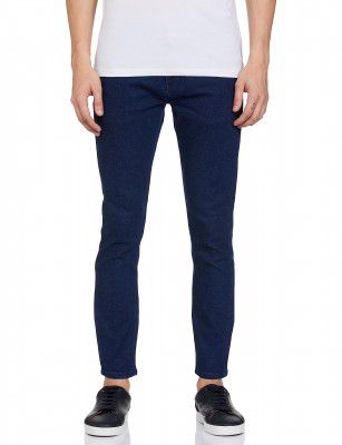 Spykar Men's Kano Slim Fit Mid-Rise Jeans (Ankle Length)
