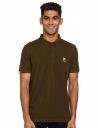 Spykar Men's Polo Neck Half Sleeve Slim Fit T Shirt...
