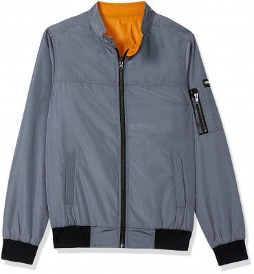Spykar Men's Polyester Standard Length A-Line Coat