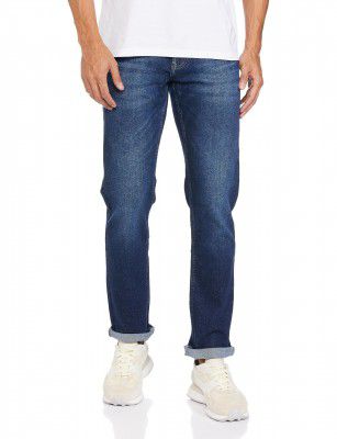 Spykar Men's Rover Regular Fit Mid-Rise Jeans
