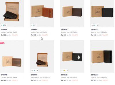 SPYKAR Men's Wallet Starts ₹539