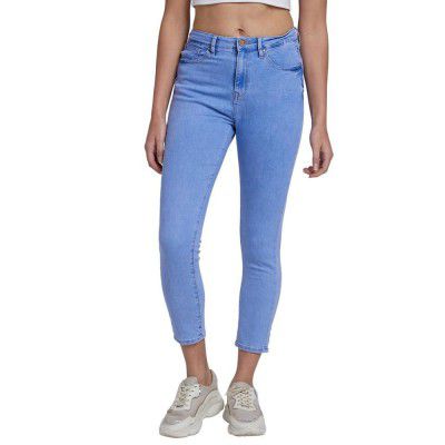 Spykar Mid Rise Lycra Super Skinny Fit Women's Jeans