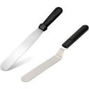 SR Angular Cake Palette Knife | Steel Icing Spatula | Cake Knife | Cream Icing Frosting Spatula | Baking Kitchen Pastry Cake Decoration Tool (2 PCS) (12 inch)...