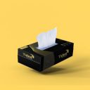 SR Facial Tissue Paper Box, (Each Pack 100 Tissue) Black Box (Pack Of 1)...