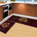 SR Handloom 3D Printed Kitchen Mats Water Absorbent and Anti Slip Rubber Rectangular Floor and Runner/ Kitchen Mat (400CM) (Brown Tree)...