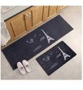 SR Handloom 3D Printed Kitchen Mats Water Absorbent and Anti Slip Rubber Rectangular Floor and Runner/ Kitchen Mat (400CM) (Black Tower)...
