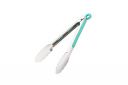 SR Silicone Cooking Tongs Kitchen Food Tong Stainless Steel Material with Heat Resistant Premium Silicone Grip for BBQ Grilling Turner (13 Inch)...