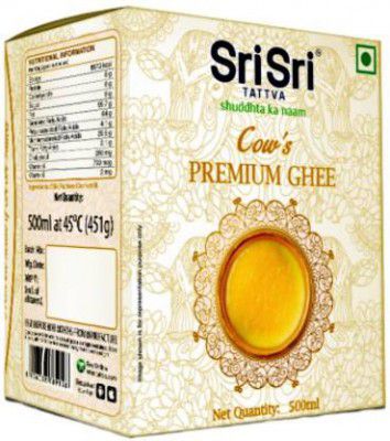 Sri Sri Tattva Cow’s Premium Ghee 500 ml Tetrapack