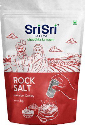 Sri Sri Tattva Rock Salt - Sendha Namak for a Healthy Life - 1Kg (Pack of 1)