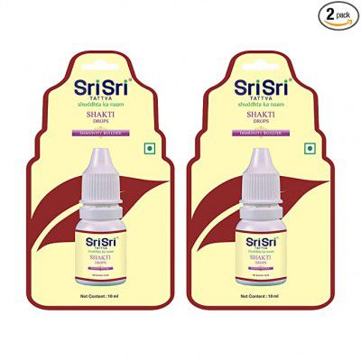 Sri Sri Tattva Shakti Drops - Immunity Builder, 10ml (Pack of 2)