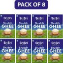Sri Sri Tattva Shuddh Ghee - Danedar, Pure & Tasty 1 L Tetrapack  (Pack of 8)...