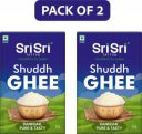 Sri Sri Tattva Shuddh Ghee - Danedar, Pure & Tasty, 1 L Tetrapack  (Pack of 2)...